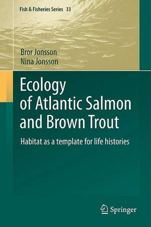 Ecology of Atlantic Salmon and Brown Trout: Habitat as a template for life histories de Bror Jonsson