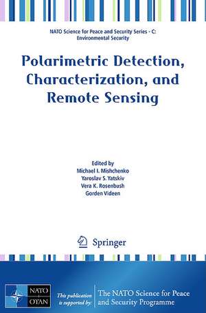 Polarimetric Detection, Characterization and Remote Sensing de Michael I. Mishchenko