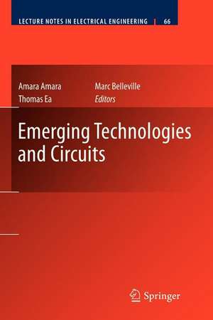 Emerging Technologies and Circuits de Amara Amara