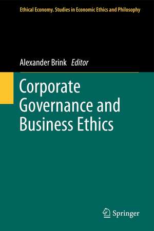 Corporate Governance and Business Ethics de Alexander Brink