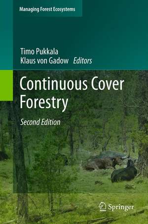 Continuous Cover Forestry de Timo Pukkala