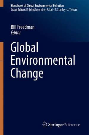 Global Environmental Change de Bill Freedman