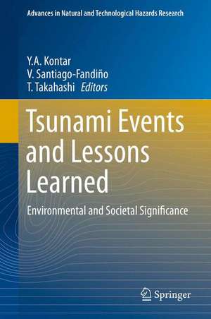 Tsunami Events and Lessons Learned: Environmental and Societal Significance de Y.A. Kontar