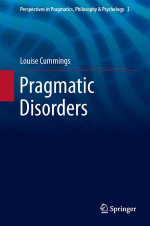 Pragmatic Disorders de Louise Cummings