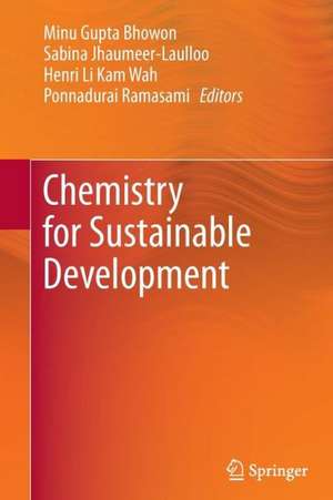 Chemistry for Sustainable Development de Minu Gupta Bhowon