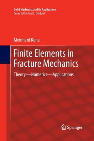 Finite Elements in Fracture Mechanics: Theory - Numerics - Applications de Meinhard Kuna