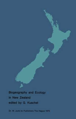 Biogeography and Ecology in New Zealand de G. Kuschel