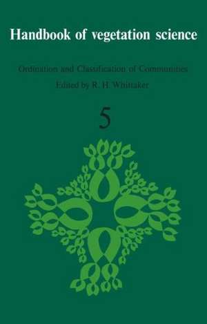 Ordination and Classification of Communities de R. H. Whittaker