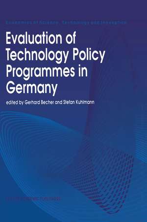 Evaluation of Technology Policy Programmes in Germany de Gerhard Becher