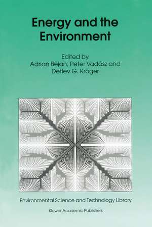 Energy and the Environment de Adrian Bejan