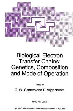 Biological Electron Transfer Chains: Genetics, Composition and Mode of Operation de G.W. Canters