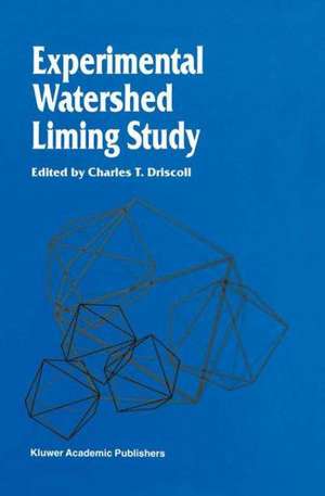 Experimental Watershed Liming Study de Charles T. Driscoll