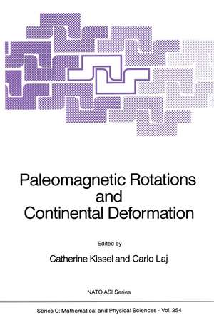 Paleomagnetic Rotations and Continental Deformation de Catherine Kissel