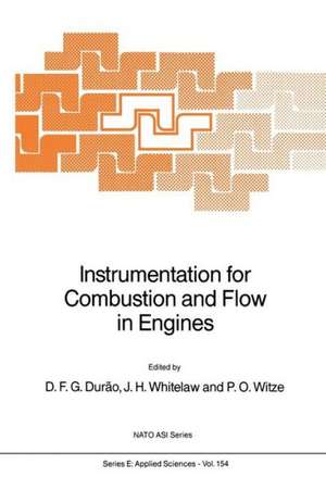 Instrumentation for Combustion and Flow in Engines de D.F.G. Durão