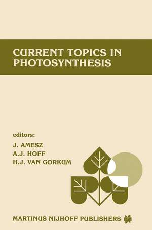 Current topics in photosynthesis: Dedicated to Professor L.N.M. Duysens on the occasion of his retirement de J. Amesz