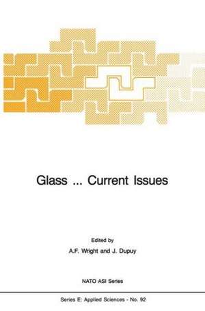 Glass … Current Issues de A.F. Wright