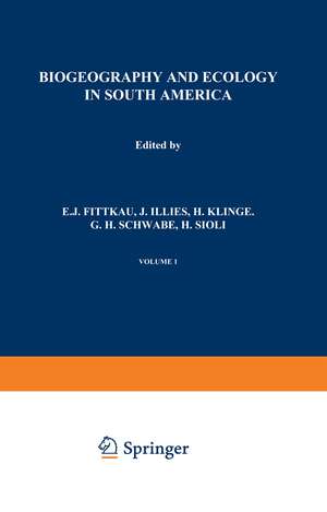 Biogeography and Ecology in South America de E.J. Fittkau