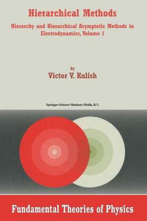 Hierarchical Methods: Hierarchy and Hierarchical Asymptotic Methods in Electrodynamics, Volume 1 de V. Kulish