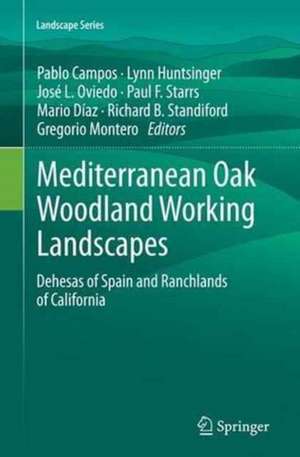 Mediterranean Oak Woodland Working Landscapes: Dehesas of Spain and Ranchlands of California de Pablo Campos