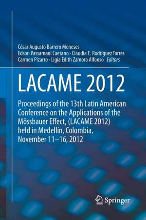 LACAME 2012 de César Augusto Barrero Meneses