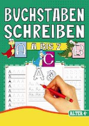 Dinosaurier Übungsheft: Buchstaben Schreiben Lernen für Jungen de S&L Inspirations Lounge