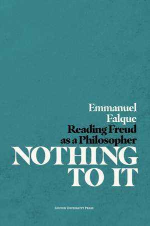 Falque, E: Nothing to It de Emmanuel Falque