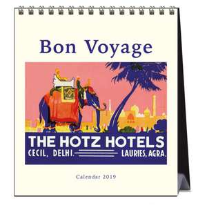 BON VOYAGE VINTAGE HOTEL LABELS 2019 CAL de UNKNOWN