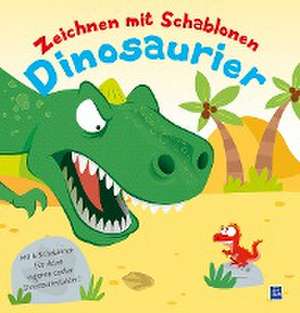 Zeichnen mit Schablonen - Dinosaurier