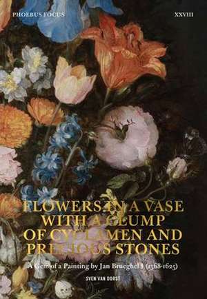 Flowers in a Vase with a Clump of Cyclamen and Precious Stones de Sven Van Dorst