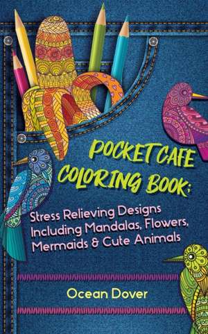 Pocket Cafe Coloring Book de Ocean Dover