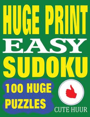 Huge Print Easy Sudoku de Cute Huur