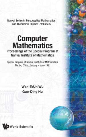 COMPUTER MATHEMATICS (V5) de G D Hu W T Wu