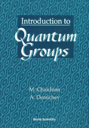 Introduction to Quantum Groups de M. Chaichian