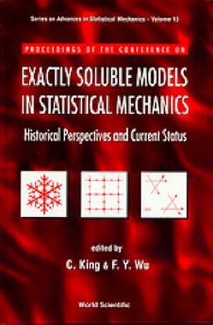 King, C: Exactly Soluble Models In Statistical Mechanics - H