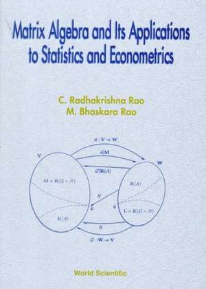 Matrix Algebra and Its Applications to S de C. R. Rao