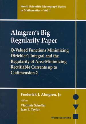 Almgren's Big Regularity Paper, Q-Valued Functions Minimizing Dirichlet's Integral and the Regularit de Frederick J. Almgren