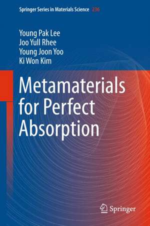 Metamaterials for Perfect Absorption de Young Pak Lee