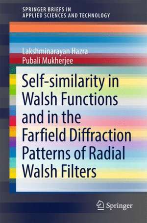 Self-similarity in Walsh Functions and in the Farfield Diffraction Patterns of Radial Walsh Filters de Lakshminarayan Hazra