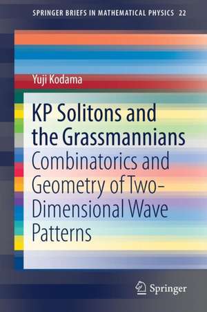 KP Solitons and the Grassmannians: Combinatorics and Geometry of Two-Dimensional Wave Patterns de Yuji Kodama