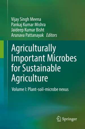 Agriculturally Important Microbes for Sustainable Agriculture: Volume I: Plant-soil-microbe nexus de Vijay Singh Meena