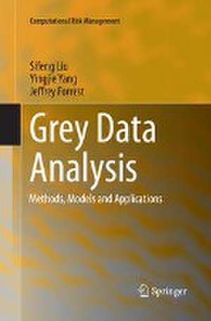 Grey Data Analysis: Methods, Models and Applications de Sifeng Liu
