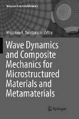 Wave Dynamics and Composite Mechanics for Microstructured Materials and Metamaterials de Mezhlum A. Sumbatyan