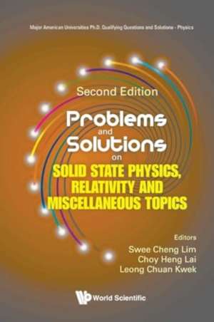 PROB & SOLN SOLID STATE..(2ND ED) de Lim Swee Cheng
