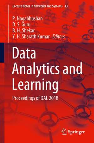 Data Analytics and Learning: Proceedings of DAL 2018 de P. Nagabhushan