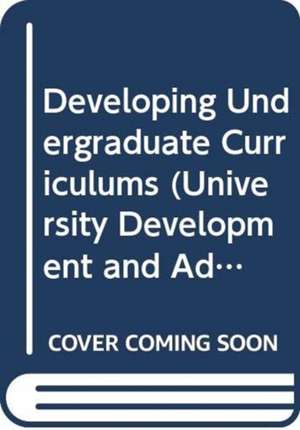 Developing Undergraduate Curriculums de Romy Lawson