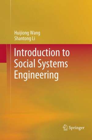 Introduction to Social Systems Engineering de Shantong Li