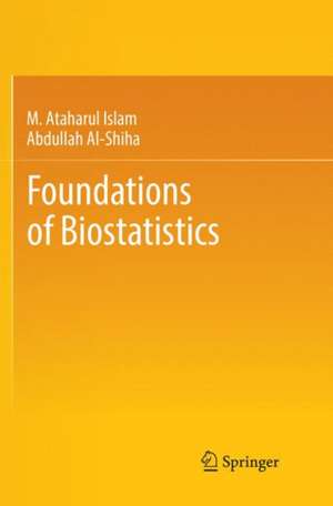 Foundations of Biostatistics de M. Ataharul Islam