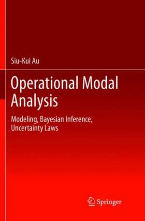 Operational Modal Analysis de Siu-Kui Au