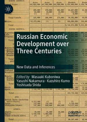 Russian Economic Development over Three Centuries: New Data and Inferences de Masaaki Kuboniwa