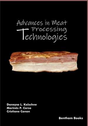 Advances in Meat Processing Technologies de Marinês Paula Corso